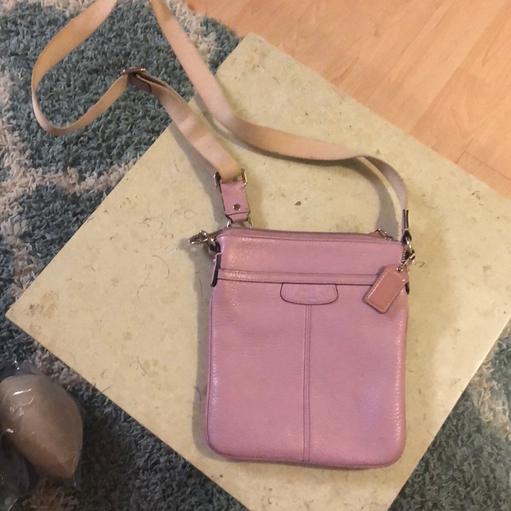 Light purple Authentic Coach satchel